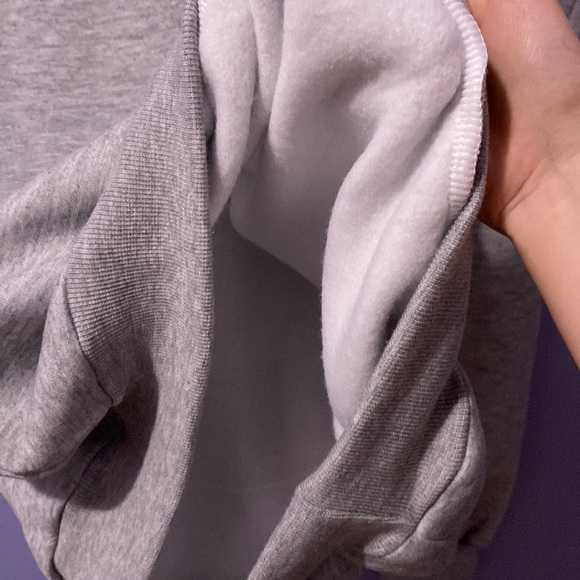 Women’s Oversized Grey Pullover Sweatshirt - Picture 5 of 7